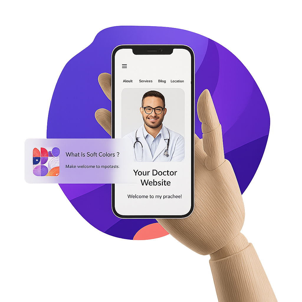 Doctor Portfolio Website Banner