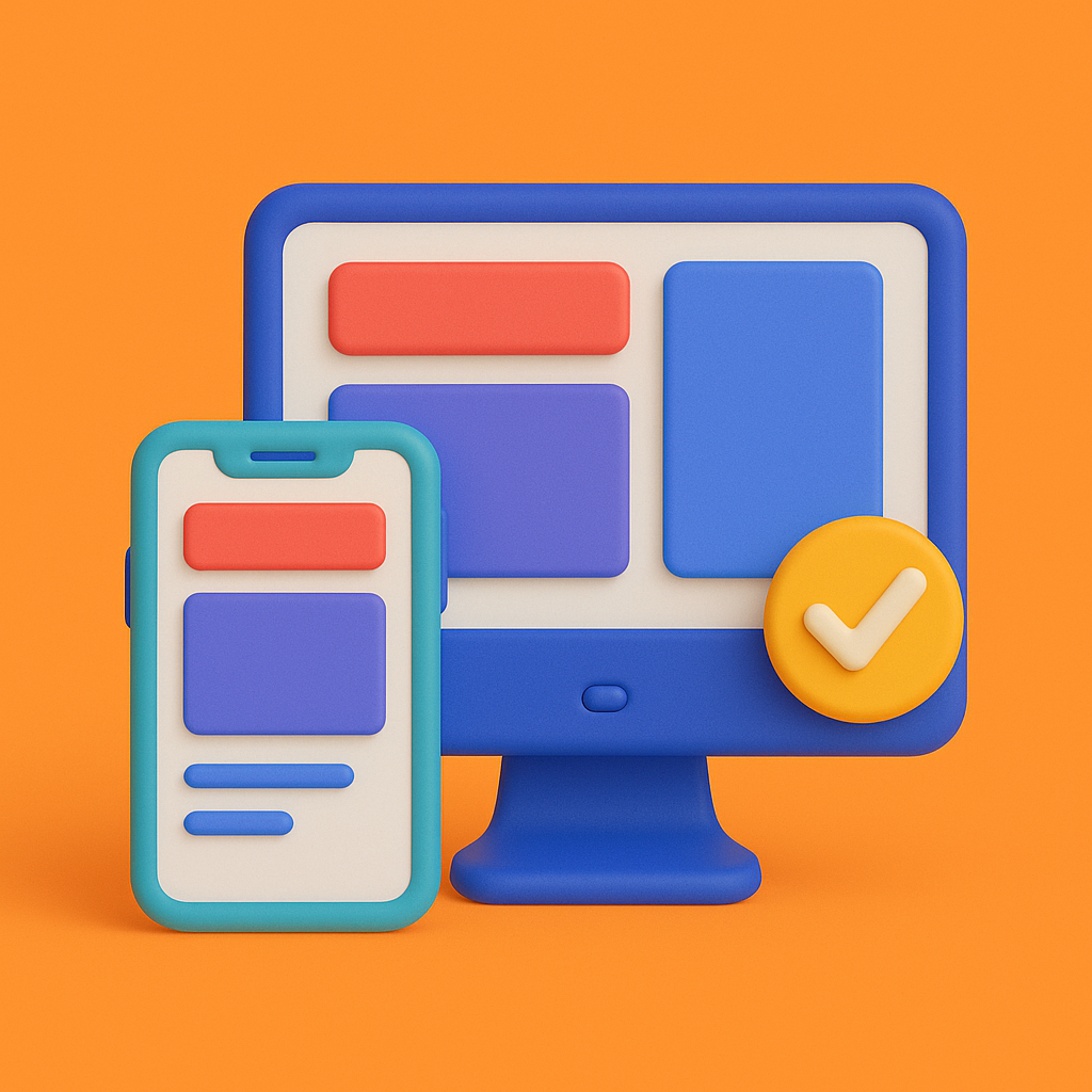 Mobile Responsive Website Design Icon