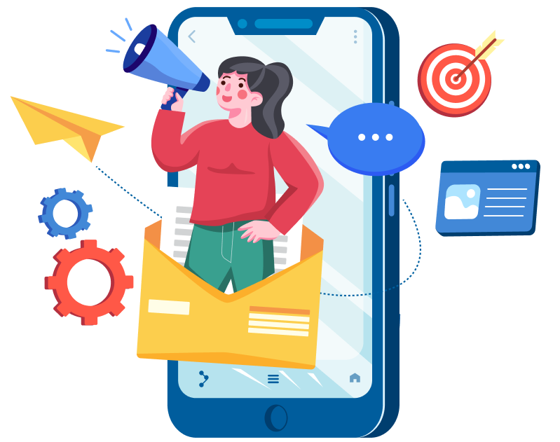 Digital Marketing Illustration