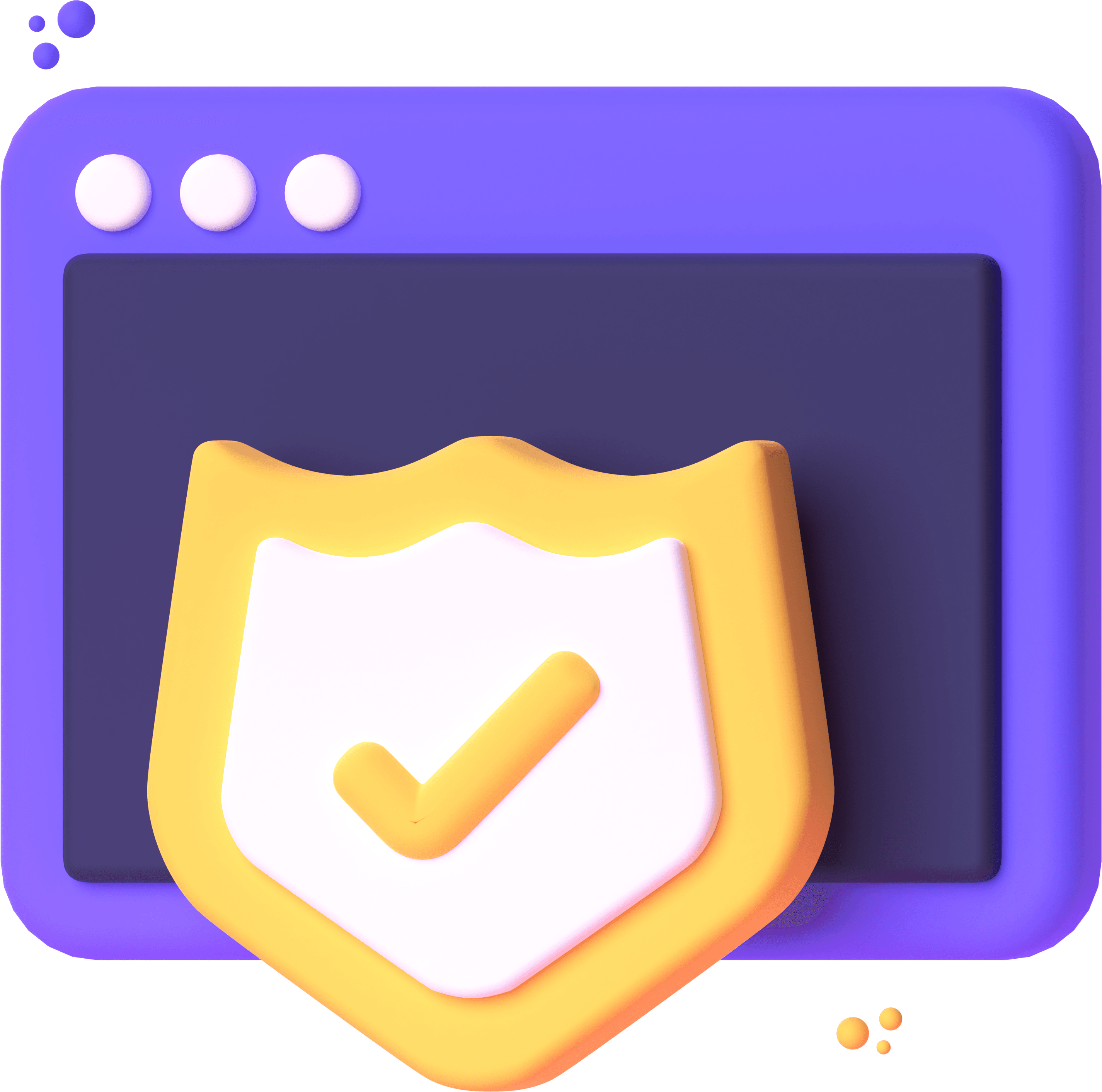 Secure contact form icon