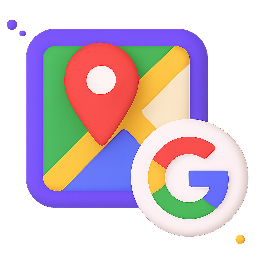 Google Maps location integration icon