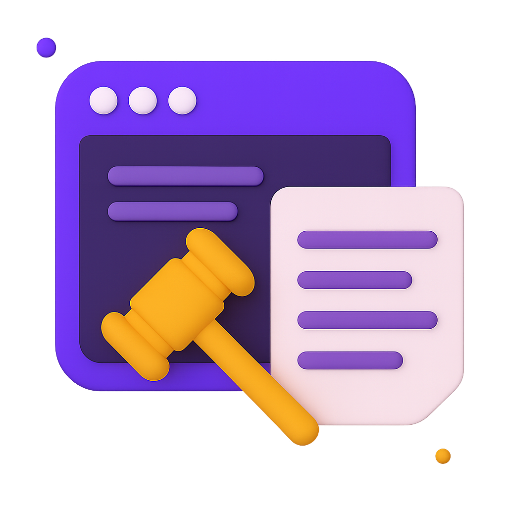 Legal blog section icon