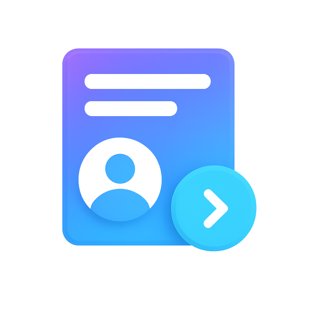 Lead capture form icon