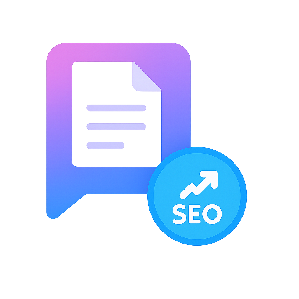 Blog and SEO optimization icon